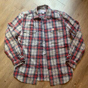 Carhartt plaid button down flannel shirt